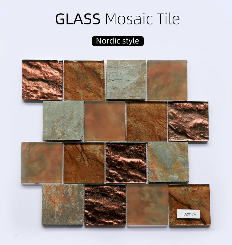 Китай производство нового дизайна Crystal Glass Mosaic Plain для украшения стен