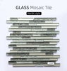 Кухня Backsplash Glossy Glass Mosaic Plain для стены ванной комнаты