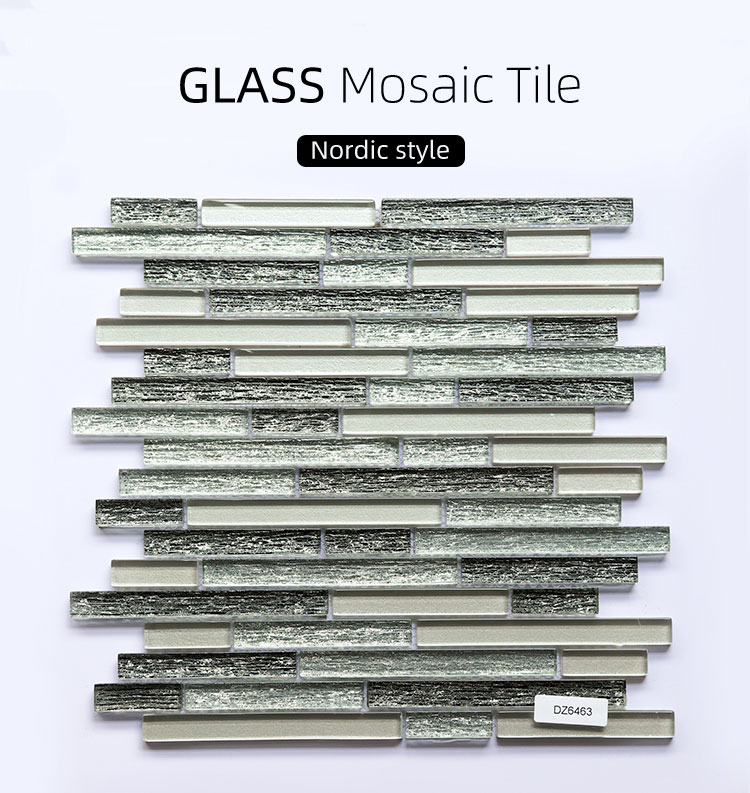 Кухня Backsplash Glossy Glass Mosaic Plain для стены ванной комнаты