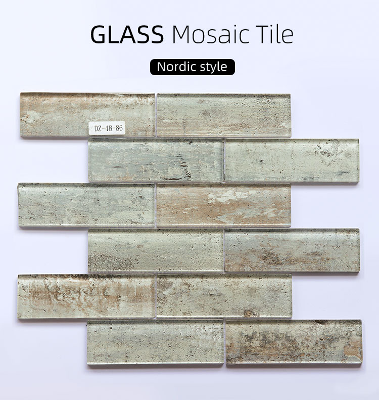 Новая дизайн Crystal Glass Mosaic Plain в Австралии